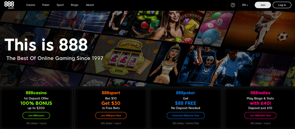 888 casino online slots 44595