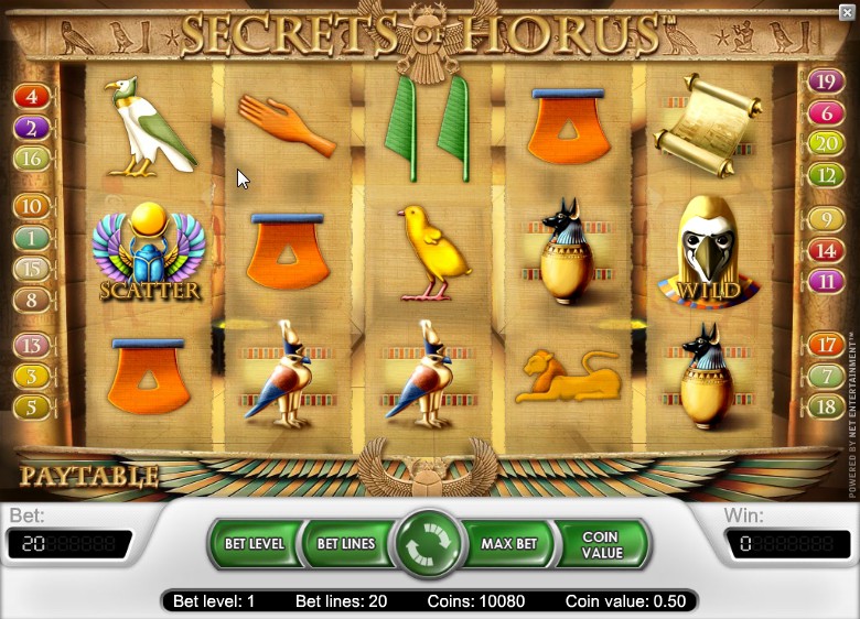 Secrets of Horus slot 38324